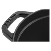 Staub La Cocotte 41cm oval schwarz. Gusseisen