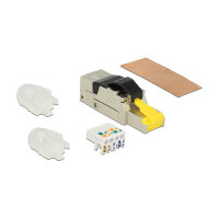 Delock Netzwerkanschluss - RJ-45 (M) - 6.22 cm