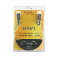 Delock High Speed HDMI with Ethernet - Video-/Audio-/Netzwerkkabel