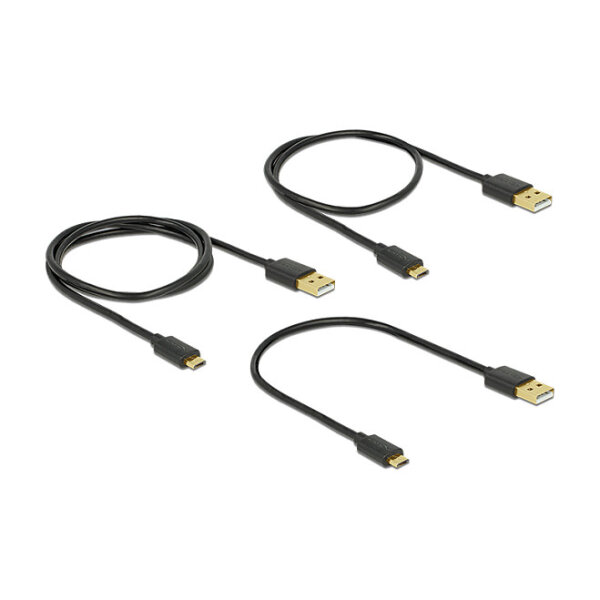 Delock USB-Kabelsatz - Schwarz