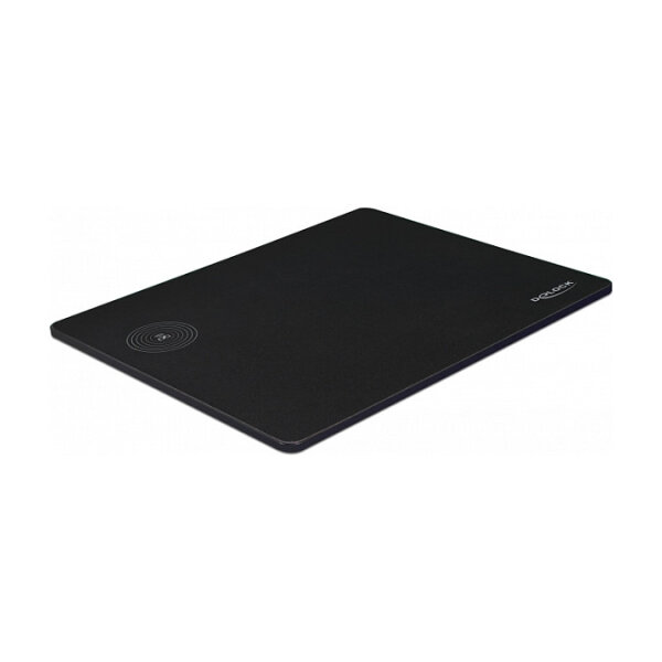 Mauspad mit Induktions-Ladefunktion USB DeLock Black