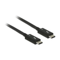 DeLock Thunderbolt 3 USB-C (ST-ST) 2m Anschlusskabel Schwarz