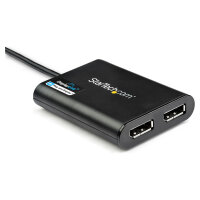 Adapter USB3.0 (ST) > 2x DisplayPort (BU) 4K 60Hz 30cm...