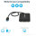 Adapter USB3.0 (ST) > 2x DisplayPort (BU) 4K 60Hz 30cm StarTech.com Black