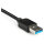 Adapter USB3.0 (ST) > 2x DisplayPort (BU) 4K 60Hz 30cm StarTech.com Black