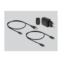 DeLOCK SSD-Dockingstation 1xUSB-C/2xM.2 Card Schächte Black