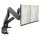 DIGITUS DA-90427 Tischhalterung für 2 Monitore 2x 35" 2x 15KG schwarz Gasdruckfeder DA-90427