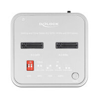DeLOCK SSD-Dockingstation 1xUSB3.2/2xM.2 NVMe Card