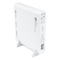 GoodConnections USB Desktop Schnellladestation 120W 4-Port 2xUSB-C/2xUSB-A QC4.0 Weiß