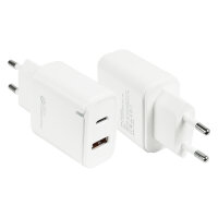 GoodConnections Charger 20W 2-Port USB-A/USB-C Weiß