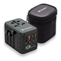 Verbatim UTA-05 65W Universal Reise Ladeadapter GaN III
