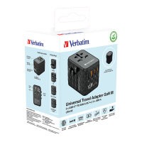 Verbatim UTA-05 65W Universal Reise Ladeadapter GaN III