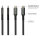 GoodConnections USB-C 2.0 (ST-ST) 2m Anschlusskabel Textilmantel 240W Anthrazit