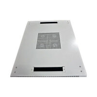 ALLNET Netzwerkschrank 19" 22HE B600/T1000mm Glastür Lichtgrau SNB-Serie