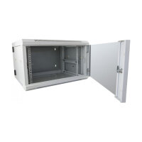 ALLNET Netzwerkschrank 19" 6HE 2-teilig T600mm Lichtgrau SMB-Serie