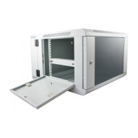 ALLNET Netzwerkschrank 19" 6HE 2-teilig T600mm Lichtgrau SMB-Serie