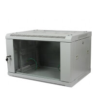 ALLNET Netzwerkschrank 19" 18HE 1-teilig T600mm...