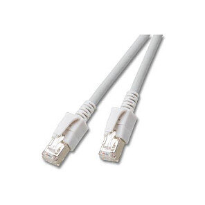 EFB Elektronik Patchkabel CAT6a RJ45 S/FTP 1,5m Grau mit LED