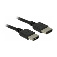 DeLock HDMI (ST-ST) 2m Anschlusskabel 4K 60Hz Schwarz