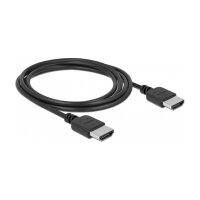 DeLock HDMI (ST-ST) 2m Anschlusskabel 4K 60Hz Schwarz