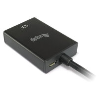 Equip VGA auf HDMI Adapter. mit Audio. schwarz. 15cm