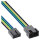 INLINE 4pol Molex St/Bu 0,3m