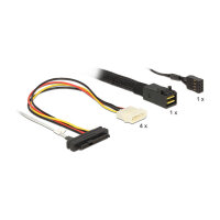 SAS SFF-8643 > 4x SAS SFF-8482 1,0m Delock