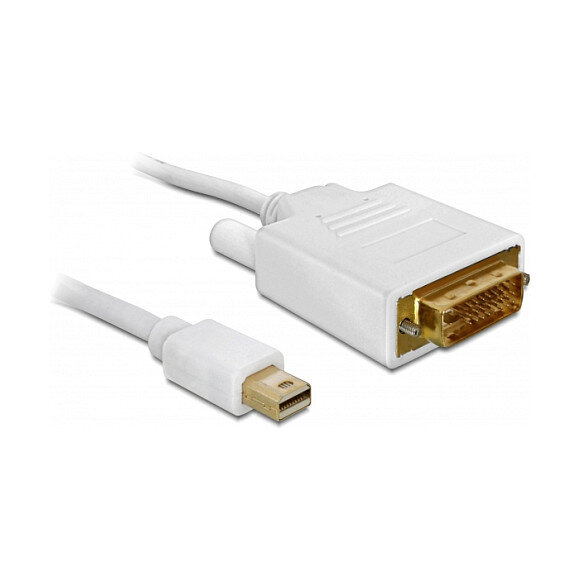 DELOCK DP mini St DVI St 2m weiss