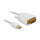 DELOCK DP mini St DVI St 2m weiss
