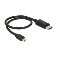 DeLock Kabel mini DP 1.2 St > DP St 0,5
