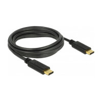 Delock 83867 USB Kabel 3 m USB C Männlich Schwarz