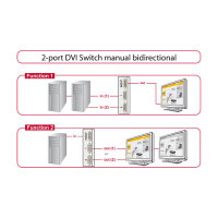 Switch Delock 2 Eingänge -> 1 Ausga