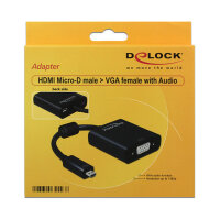 DELOCK Adapter micro HDMI-VGA