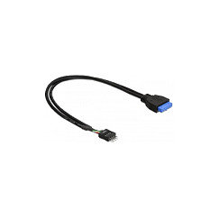 USB3.0 Pin Header Buchse DeLOCK Black