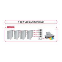 Delock 87634 Verkabelt Serial Switch Box