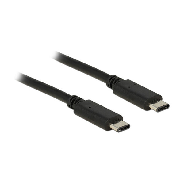 USB3.1 C > USB Type-C™ Stecker 0,5 m schwarz 3 A Delock