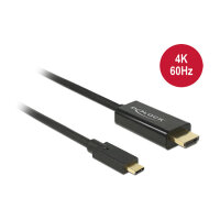 USB C > HDMI-A Stecker DP-Alt Mode 4K 60 Hz 3 m schwarz Delock