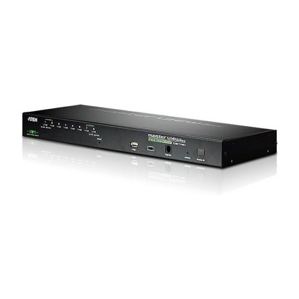 KVM Over IP 8-Port USB - PS/2 VGA KVM Switch with USB Peripheral port ATEN