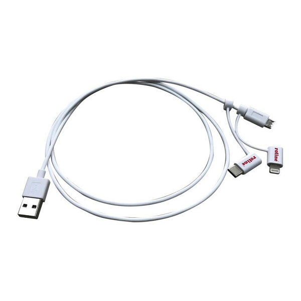 Roline USB-Kabel 1m weiß