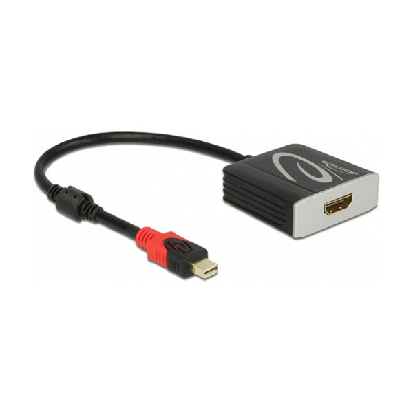 DeLock Mini DisplayPort 1.4 > HDMI (ST-BU) Adapter 4K Black