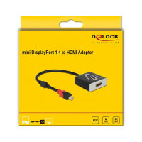 DeLock Mini DisplayPort 1.4 > HDMI (ST-BU) Adapter 4K Black