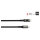 GoodConnections USB-C 2.0 (ST-ST) 1m Anschlusskabel mit Digitalanzeige Textilmantel 100W Schwarz