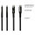 GoodConnections USB-C 2.0 (ST-ST) 1m Anschlusskabel mit Digitalanzeige Textilmantel 100W Schwarz