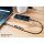 GoodConnections USB-A 2.0 > Lightning (ST-ST) 0,5m Ladekabel Textilmantel 12W Schwarz