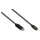 GoodConnections USB-C 2.0 > Lightning (ST-ST) 0,5m Ladekabel Textilmantel 18W Schwarz