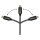 GoodConnections USB-C 2.0 > Lightning (ST-ST) 0,5m Ladekabel Textilmantel 18W Schwarz
