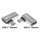 GoodConnections USB-C 4.0 (ST-BU) Winkeladapter / Portschoner 240W 8K 60Hz Silber