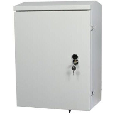 ALLNET DIN-RAIL Wandgehäuse/PoE Smart-Managed Switch T220mm Lichtgrau IP66 ÜS ALL-DIN-SGI8012PM