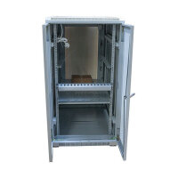 ALLNET Netzwerkschrank 19" 22HE B600/T1000mm perforierte Blechtüren Lichtgrau SNB-Serie