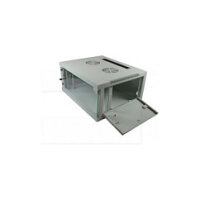 ALLNET Netzwerkschrank 19" 9HE 1-teilig T444/B541mm Lichtgrau SMQ-Serie